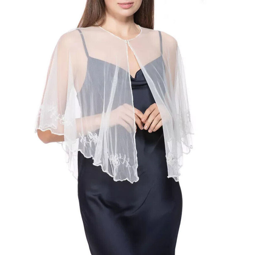 Inc International Concepts Floral Embellished Evening Shrug